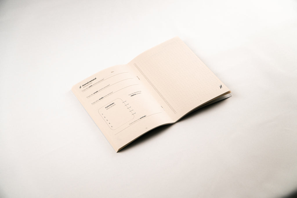 Refil Focus Journal, Medium (A5) - Planner, Kit 4x (12 Meses)