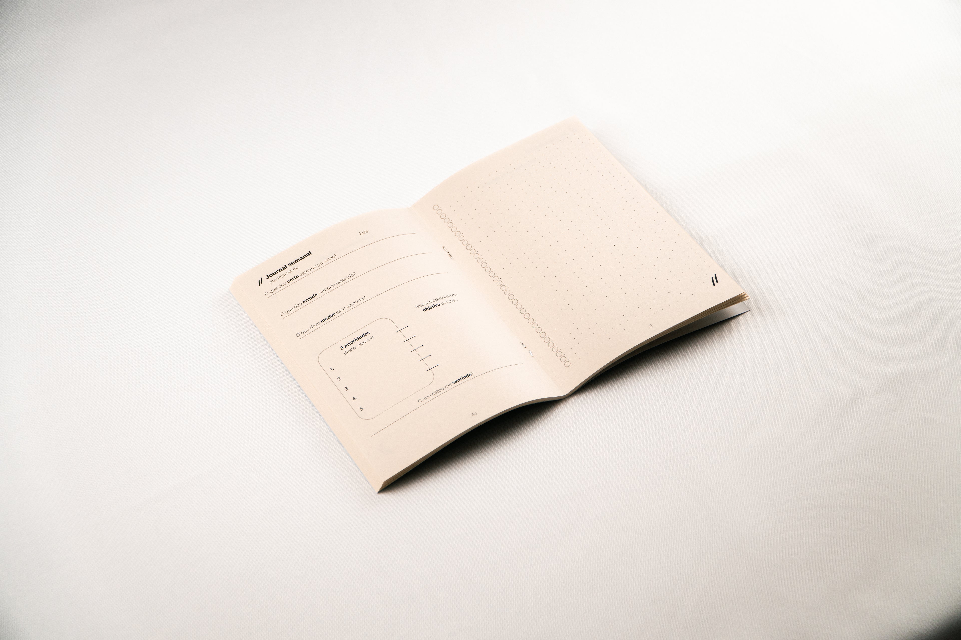 Refil Focus Journal, Medium (A5) - Planner, Kit 4x (12 Meses)