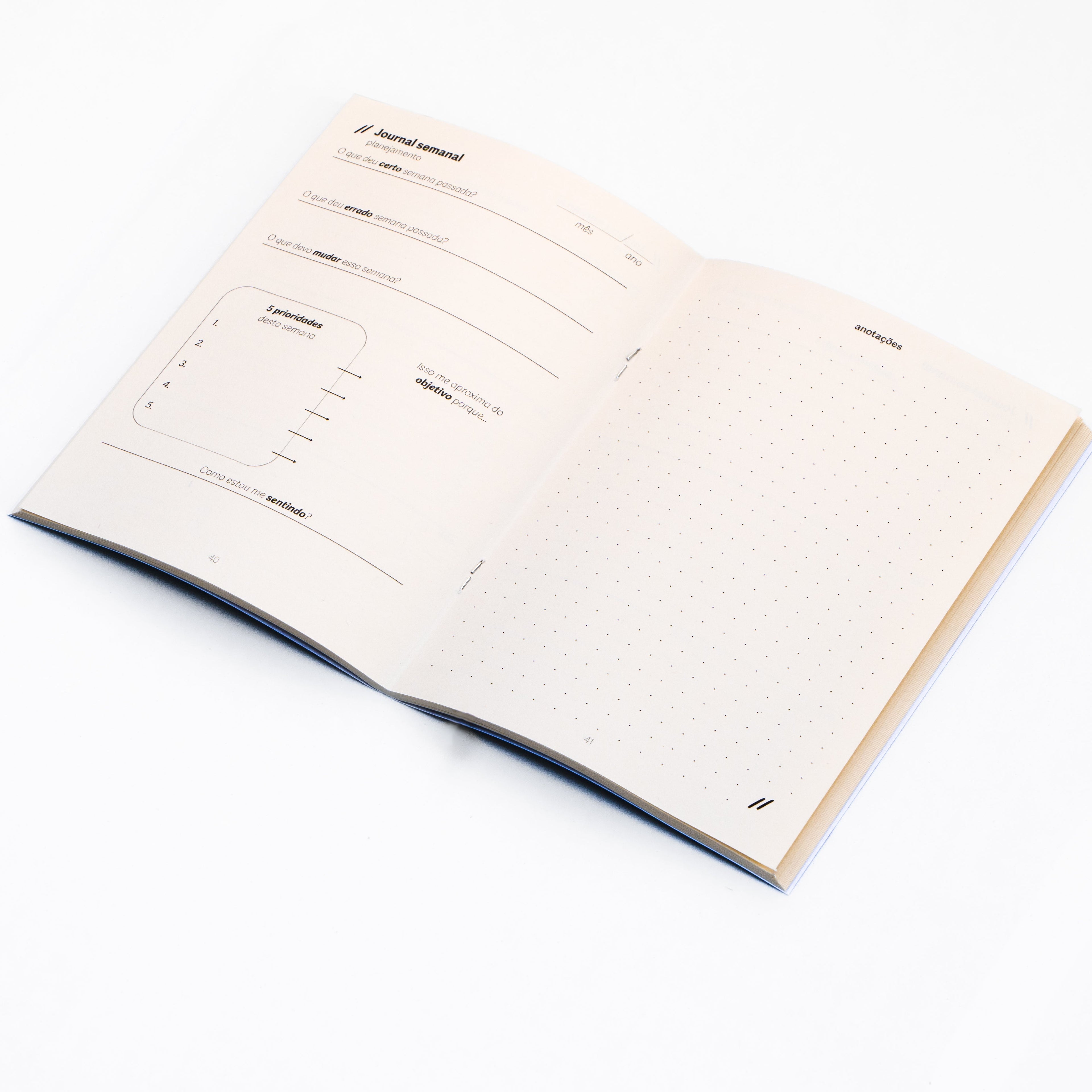 Refil Focus Journal, Medium (A5) - Planner, Kit 2x (6 Meses)
