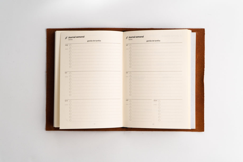 Caderno Focus Journal, Medium (A5) - Planner (com personalização)