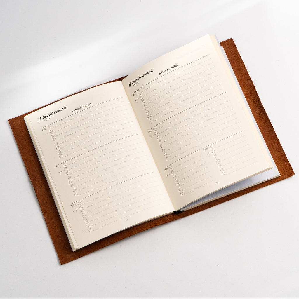 Caderno Focus Journal, Medium (A5) - Planner (com personalização)
