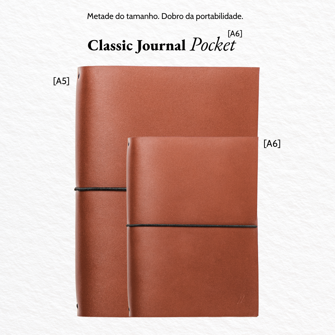 Caderno Classic Journal, Pocket (A6)