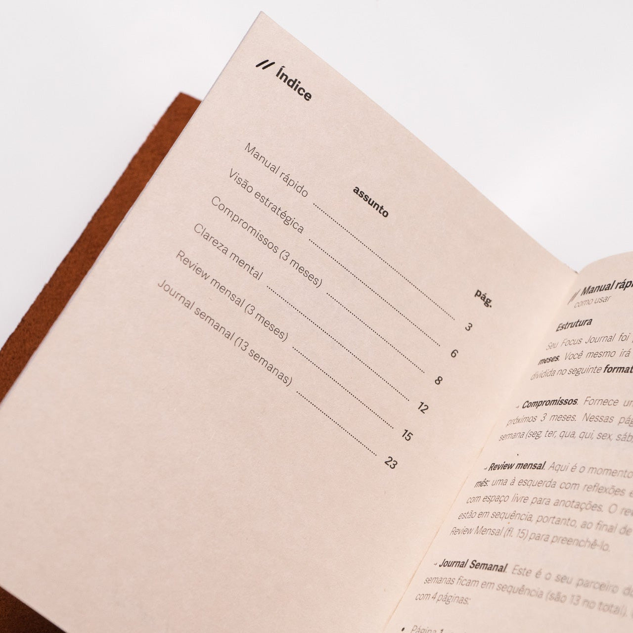 Caderno Focus Journal, Pocket (A6) (com personalização)
